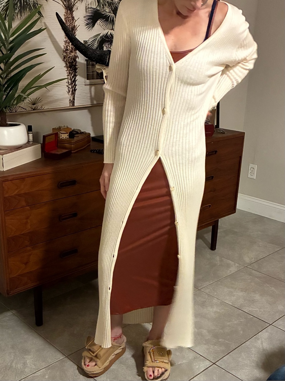 Victoria's Secret Cream Cardigan